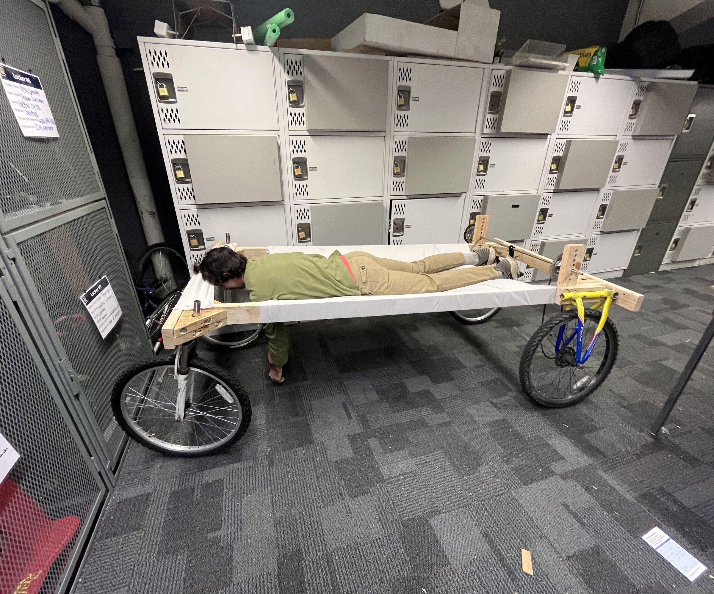 Lay-down Farming Cart to Help With Back Pain (a.k.a. the Cropadile)