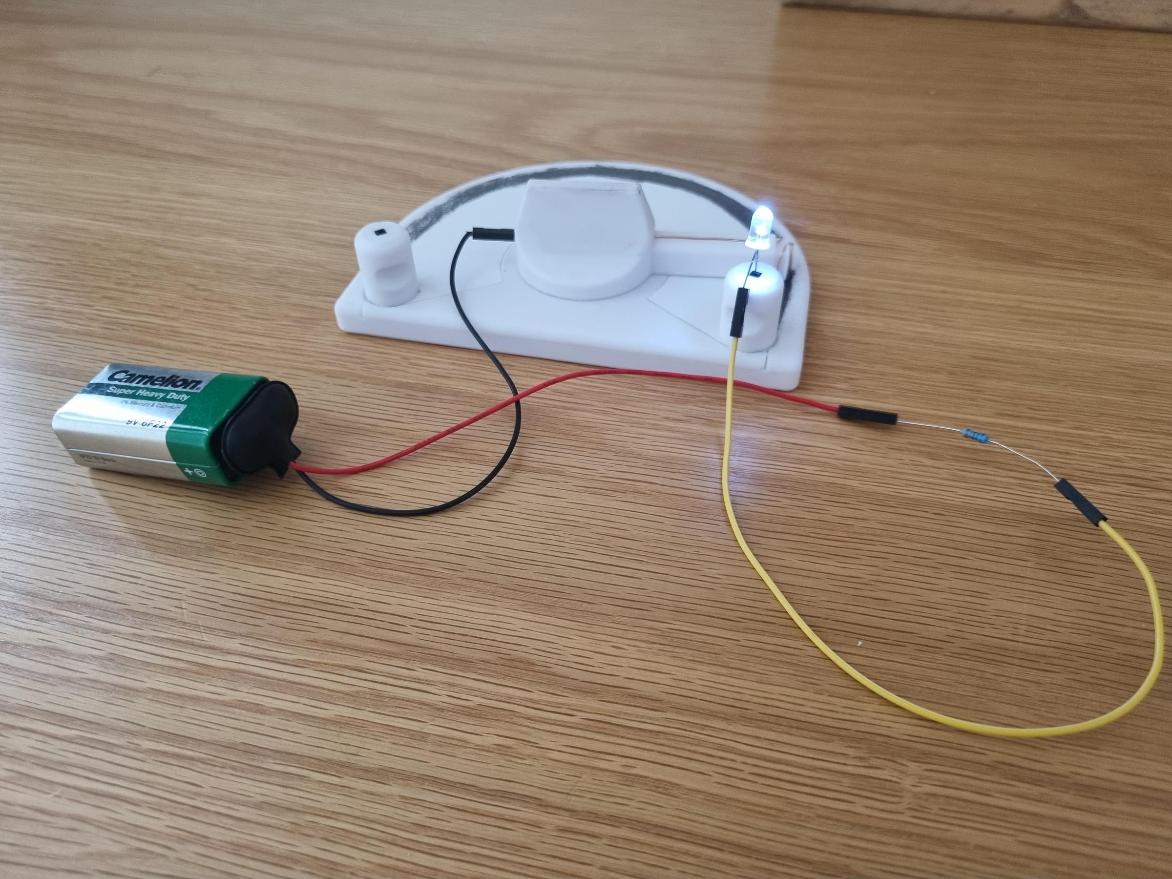Potentiometer From Pencil Graphite and Paper