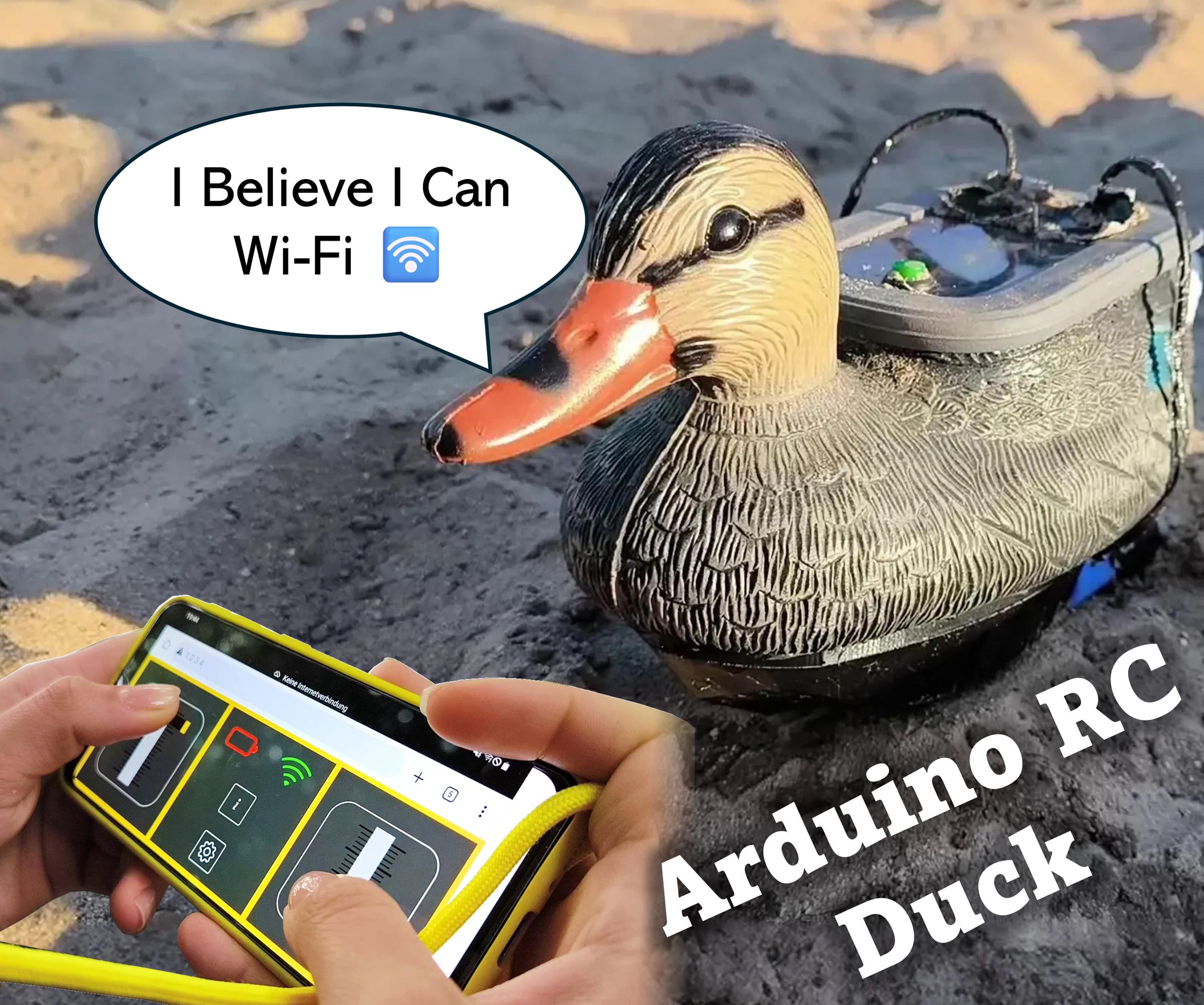 How to Build an RC Duck - With Arduino and Wi-Fi