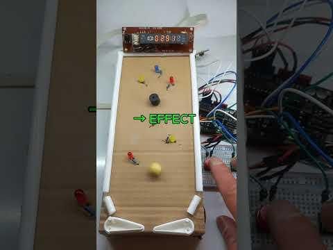#arduino Pinball Machine from SCRAP! 🕹️ (and it's impossible) #diy