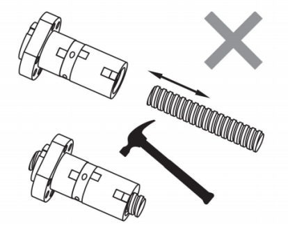 Correctly Disassemble and Assemble the Ball Screw Nut