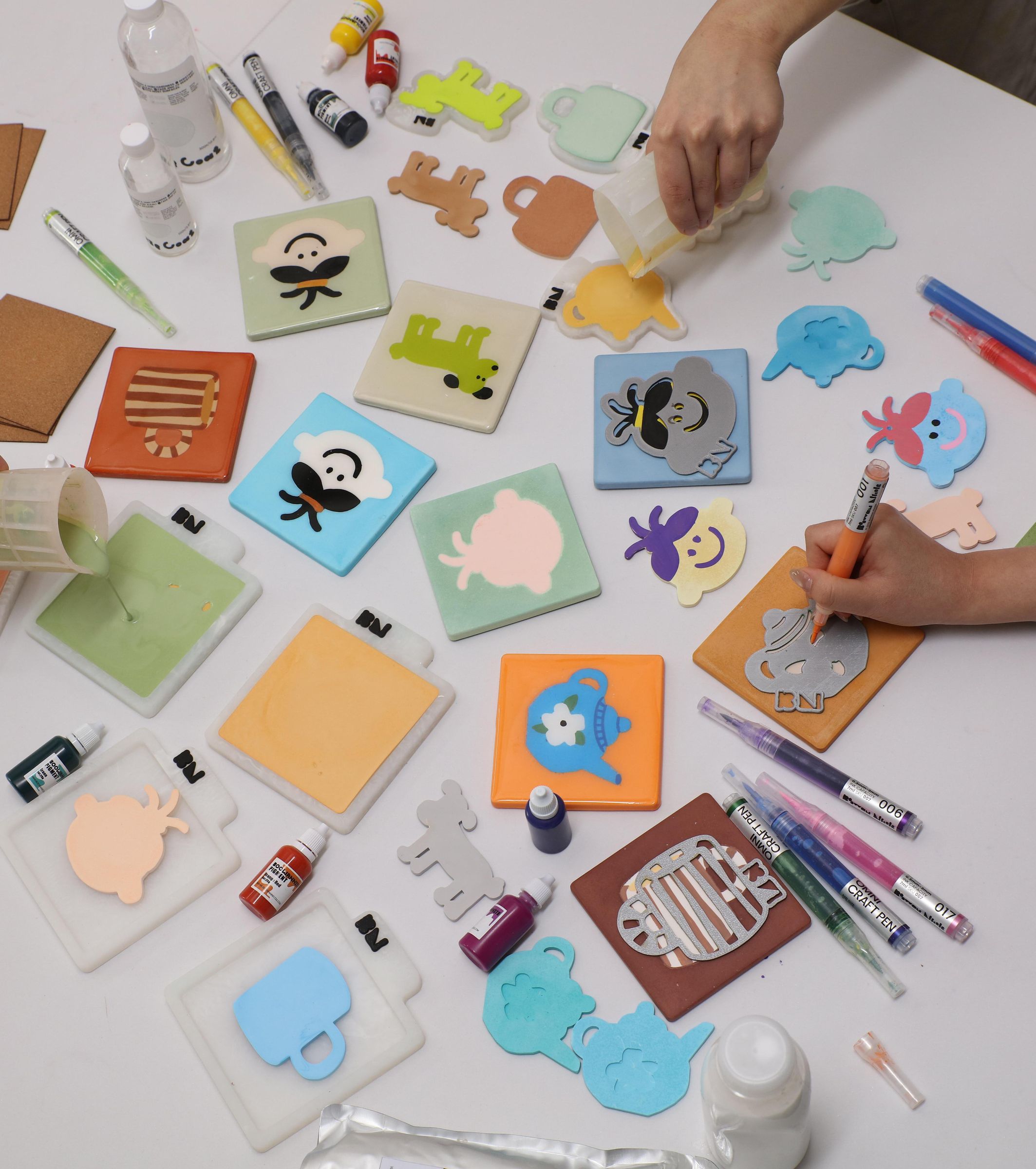 DIY Plaster Coasters With Resin Finish: a Step-by-Step Guide--Boowan Nicole