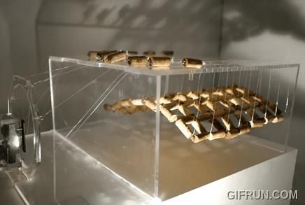 'Flight' – Suspended Kinetic Wave Sculpture