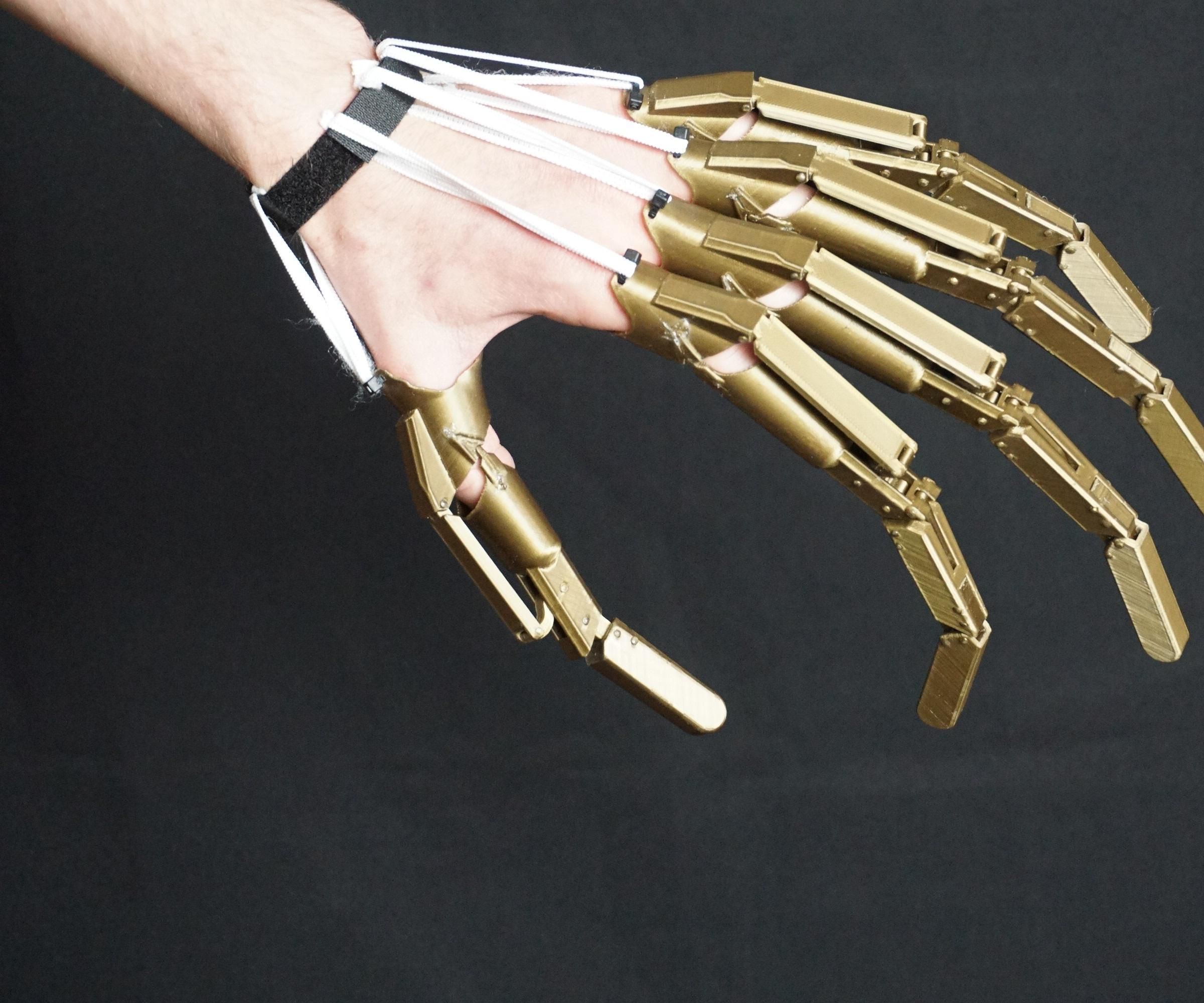 3D Printed Articulated Finger Extensions