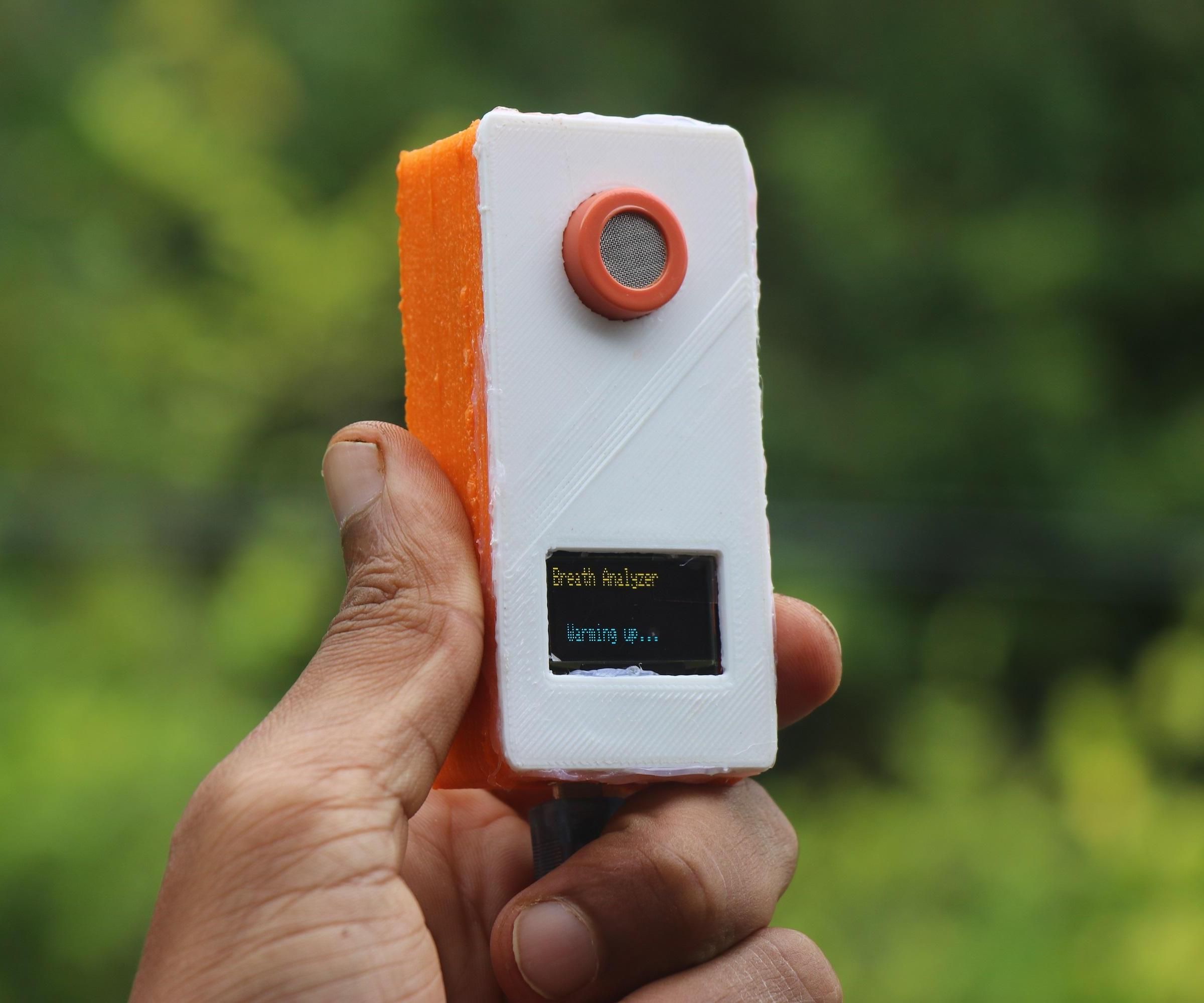 How to Make Breathalyzer Using Arduino and 3D Printed Parts