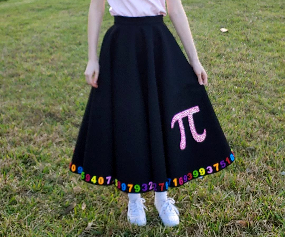 1950's Vintage Inspired Pi Circle Skirt