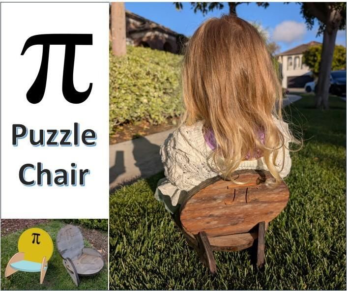 Pi Chair - She Was Born on Pi Day (and So Was Albert Einstein)