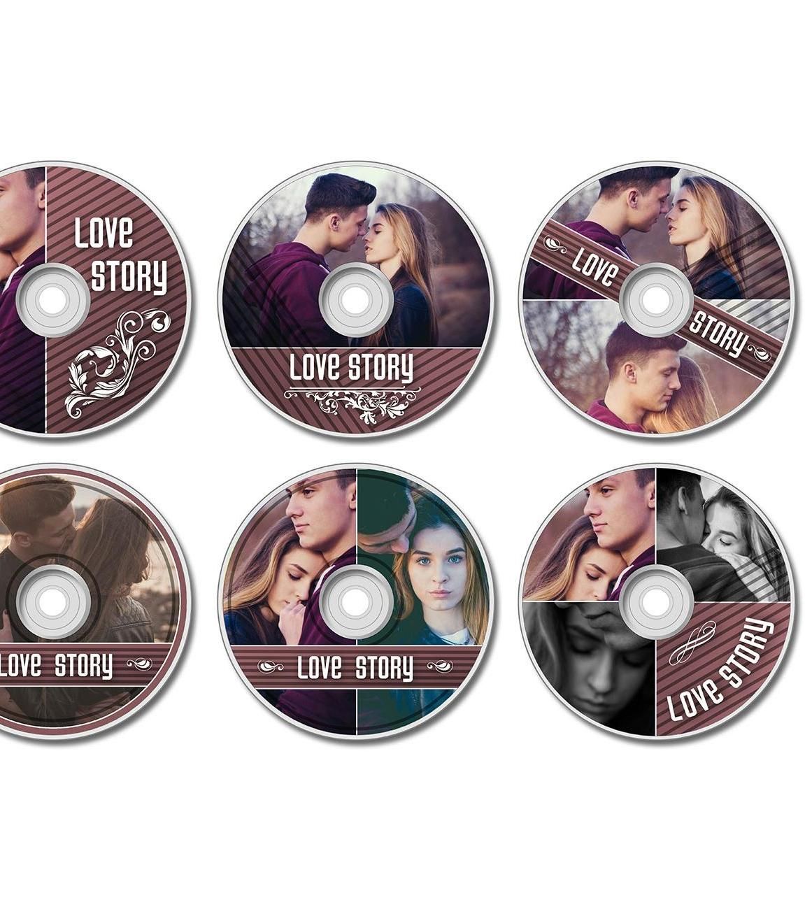 How I Designed a "Love Story" CD Label for My Photography Clients!