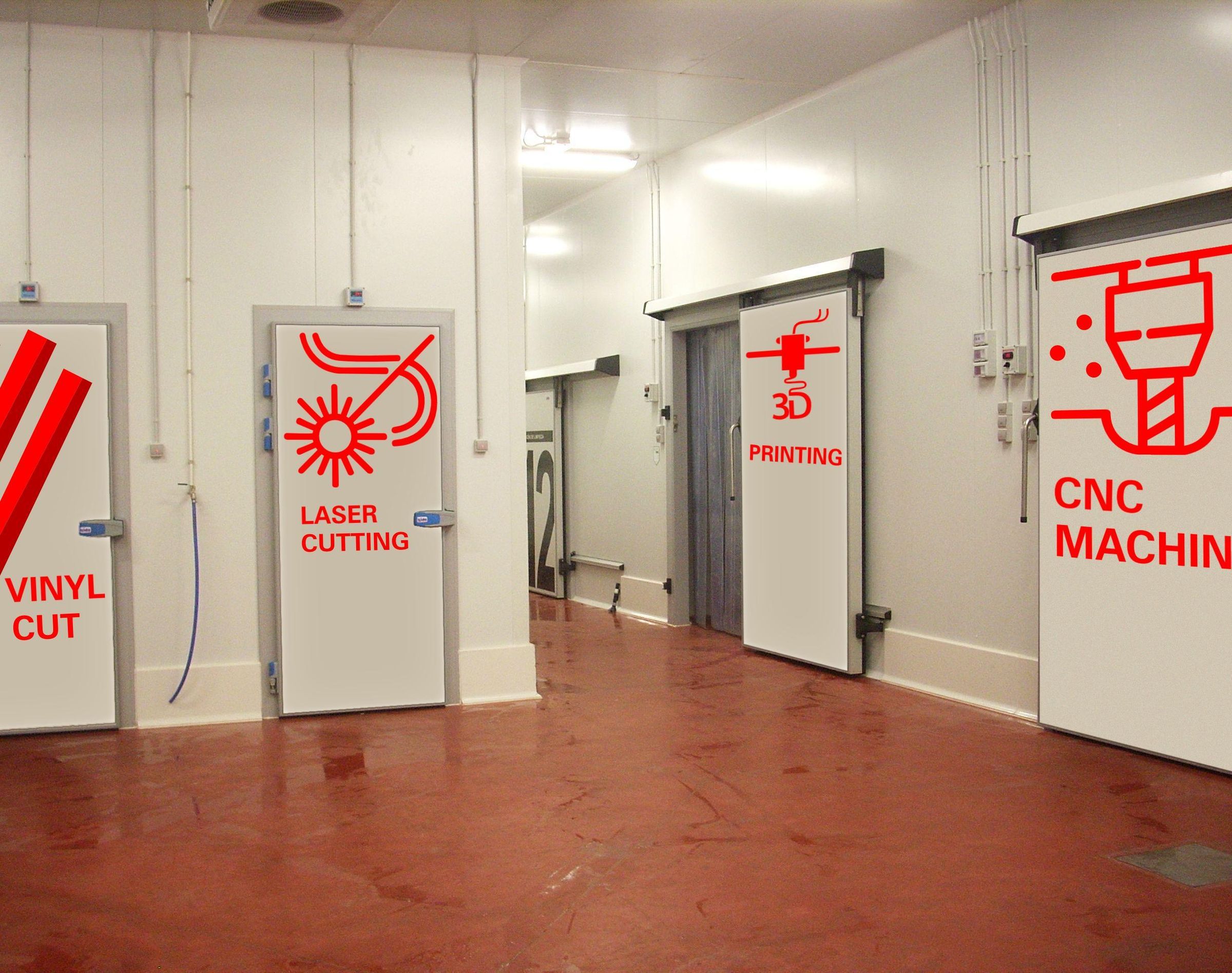 DIFFERENTIATION OF a MAKER SPACE, Pictograms for the Vinyl Cutter