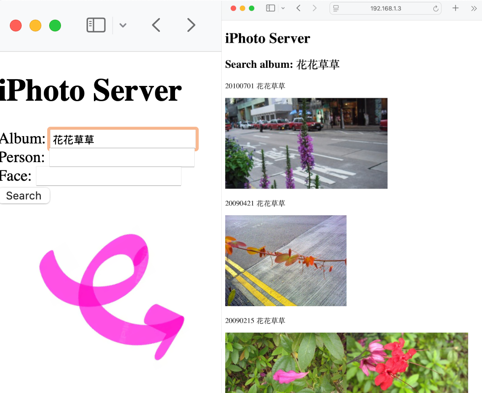 Access Apple_iPhoto Library