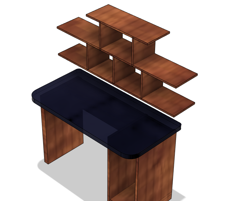 Escrito Para Computadora Con Repisas Flotantes Editable a Tu Gusto: