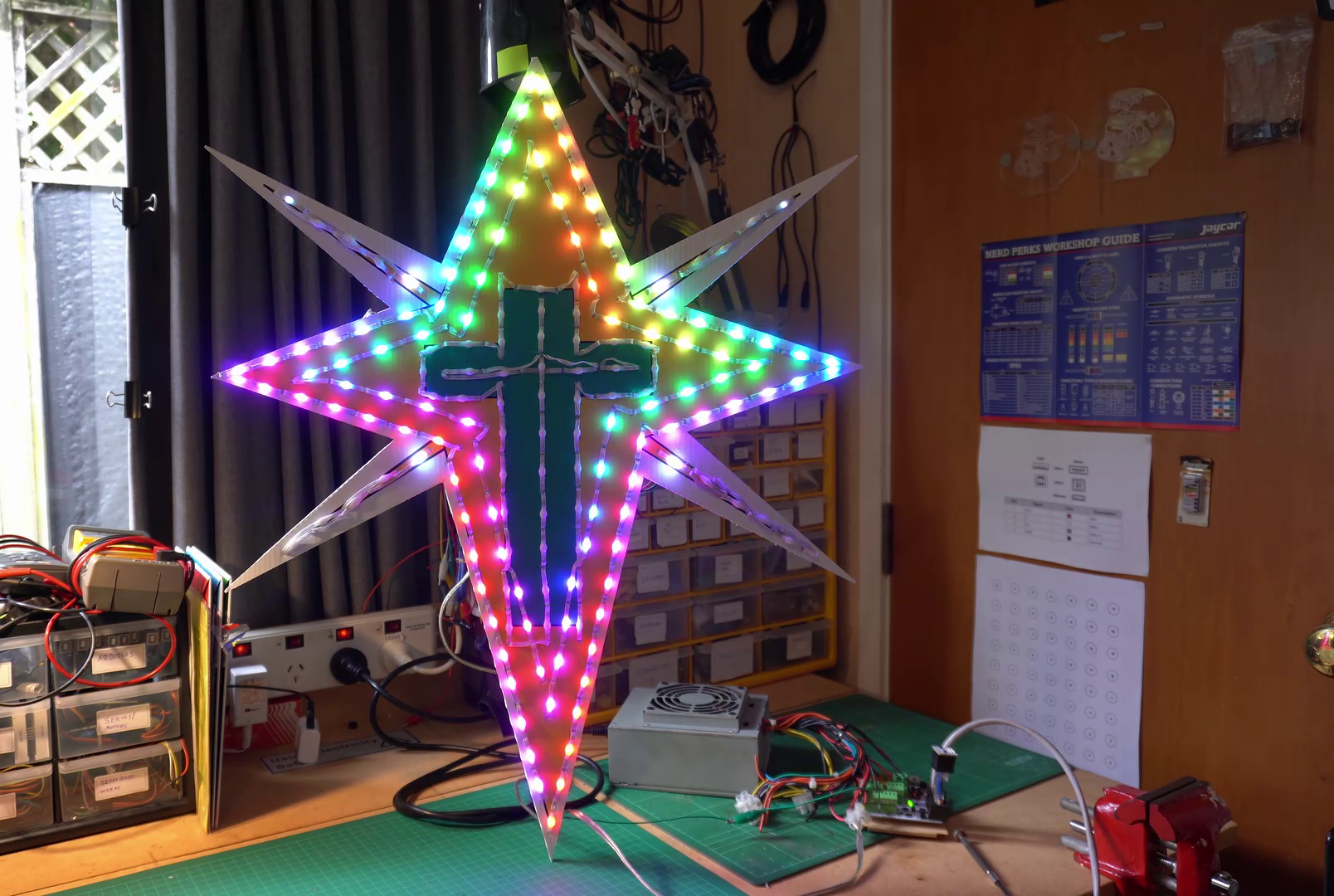 Corflute WS2812 Seed Pixel Star