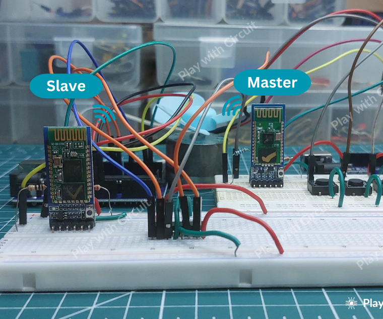 Master-Slave Communication Between Arduino Boards Using HC-05 Bluetooth Modules