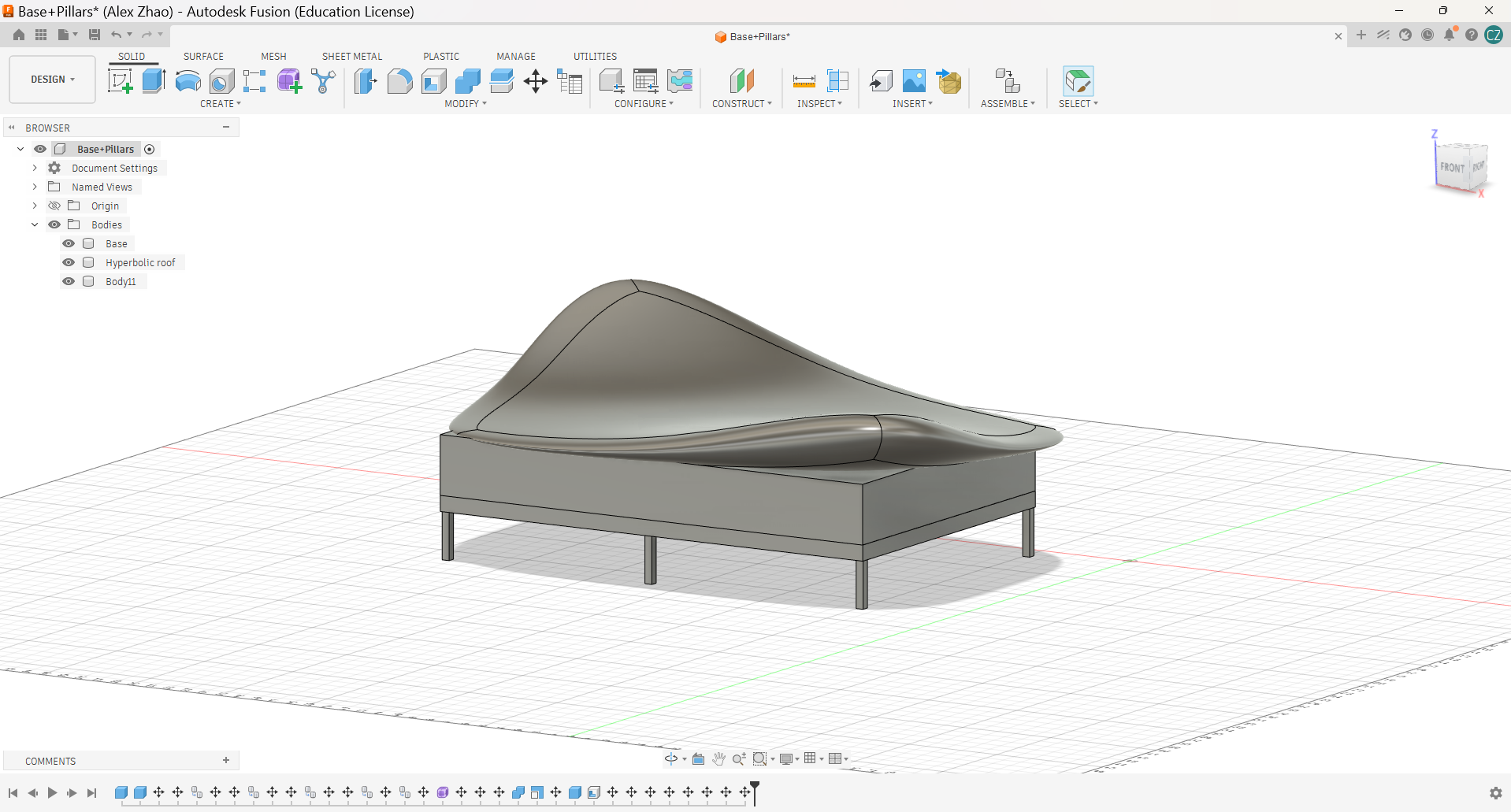 Box placement for support