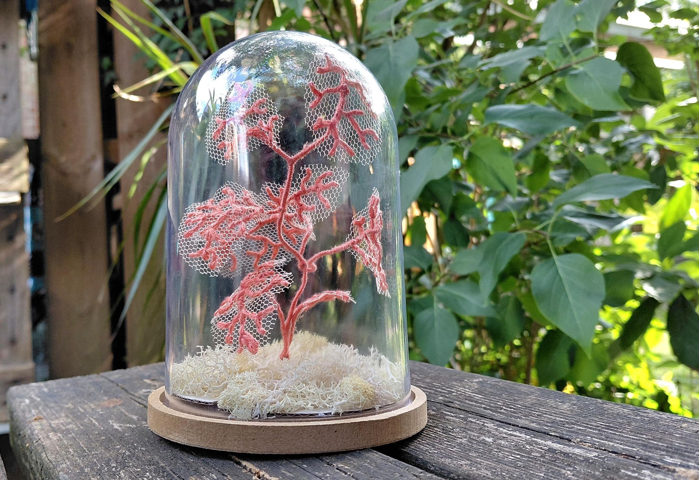 Embroidery Coral Sculpture