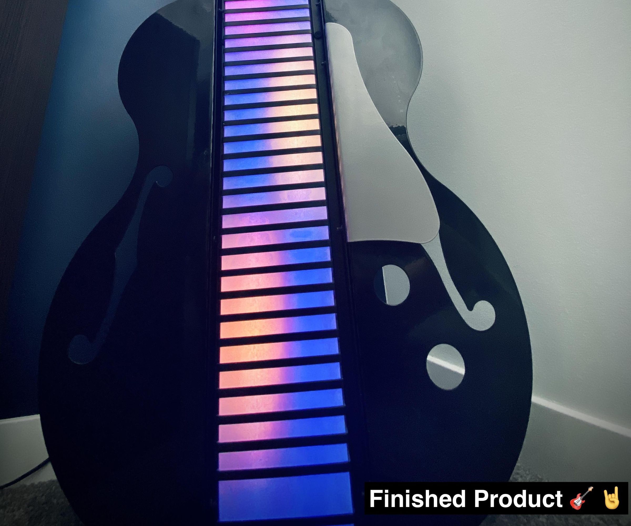 Repurposed CD Rack Light Sculpture