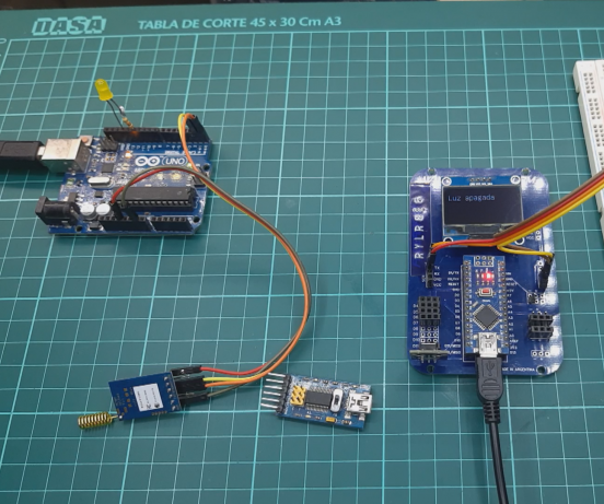 Turn on Light With Reyax RYLR896 LoRa Modules With Acknowledgement