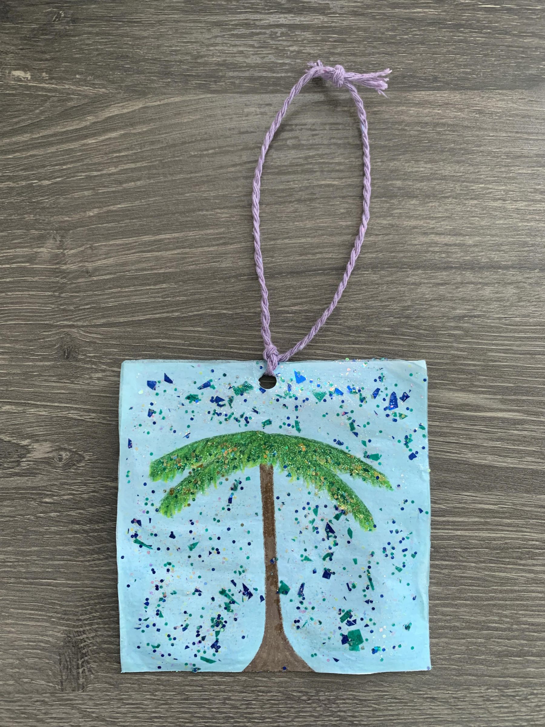 Palm Tree Hanging Car Decoration