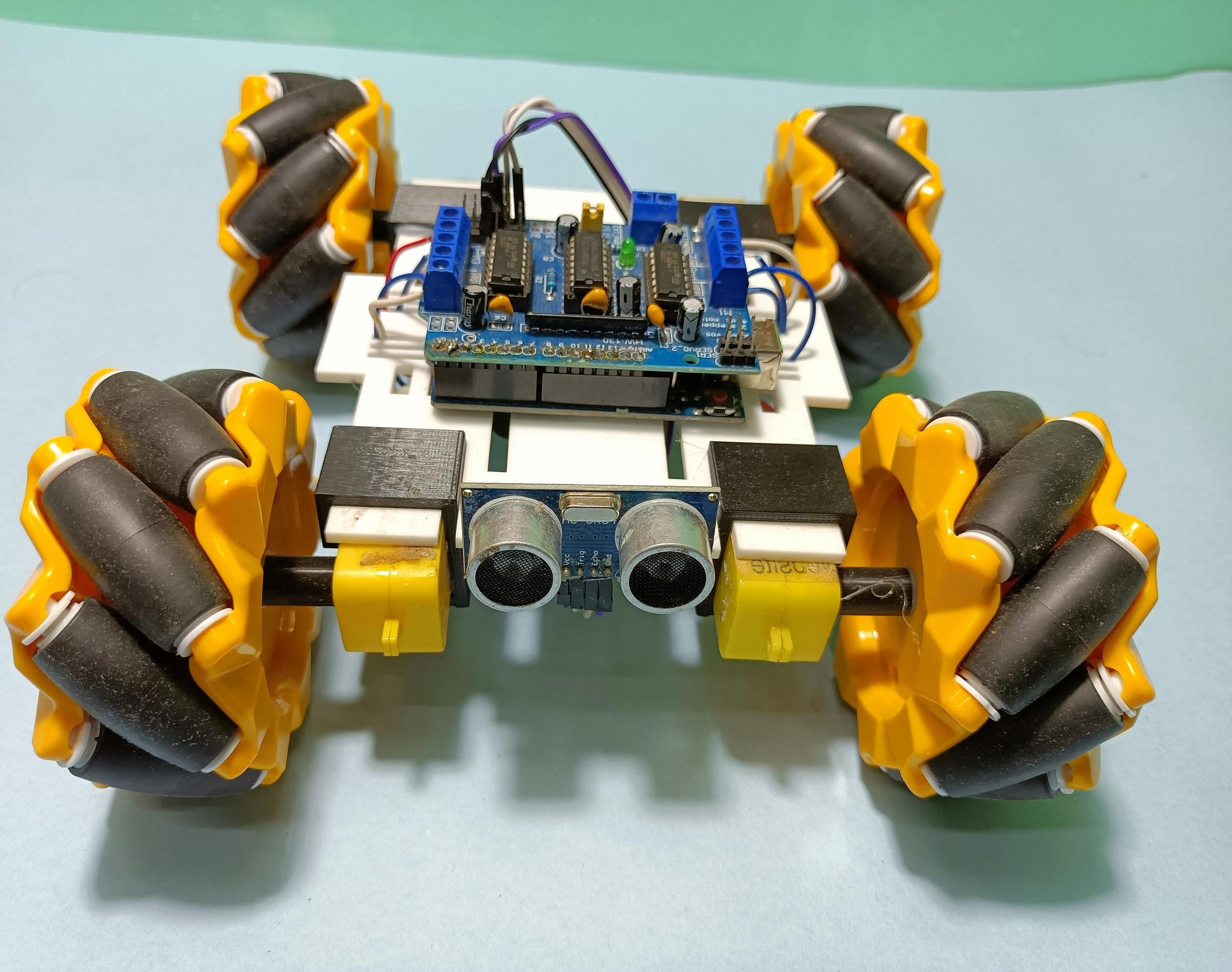 How to Make an Arduino Obstacle Avoiding Car With Mecanum Wheel