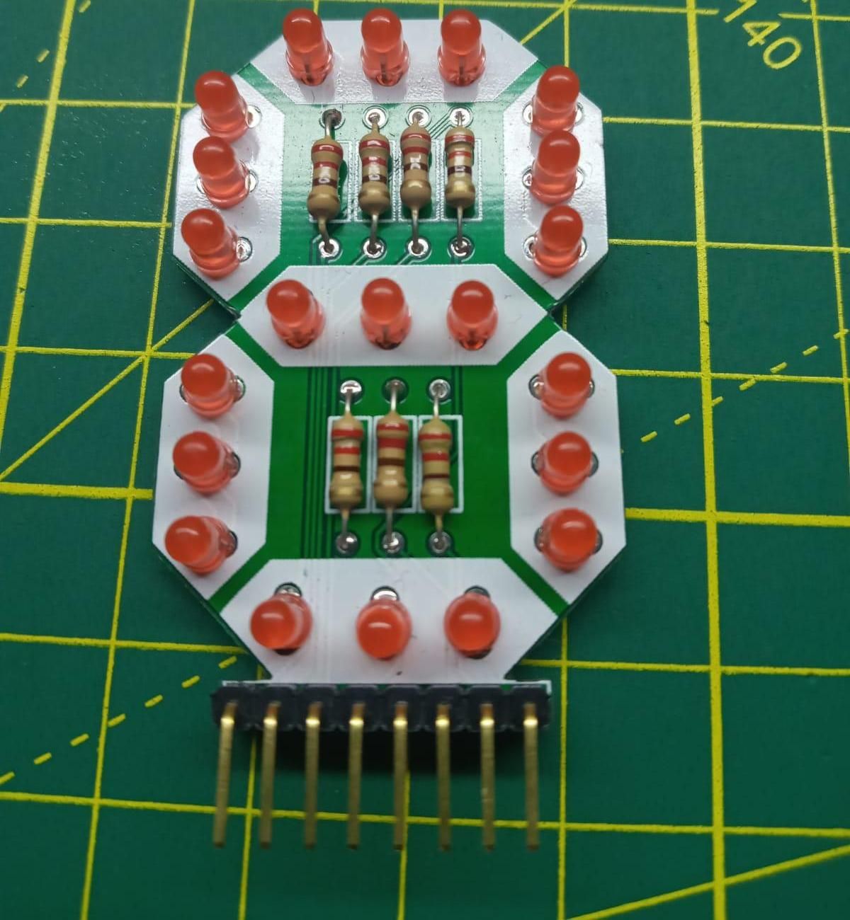 DISPLAY 7 SEGMENTS COMMON CATHODE FOR PROTOBOARD