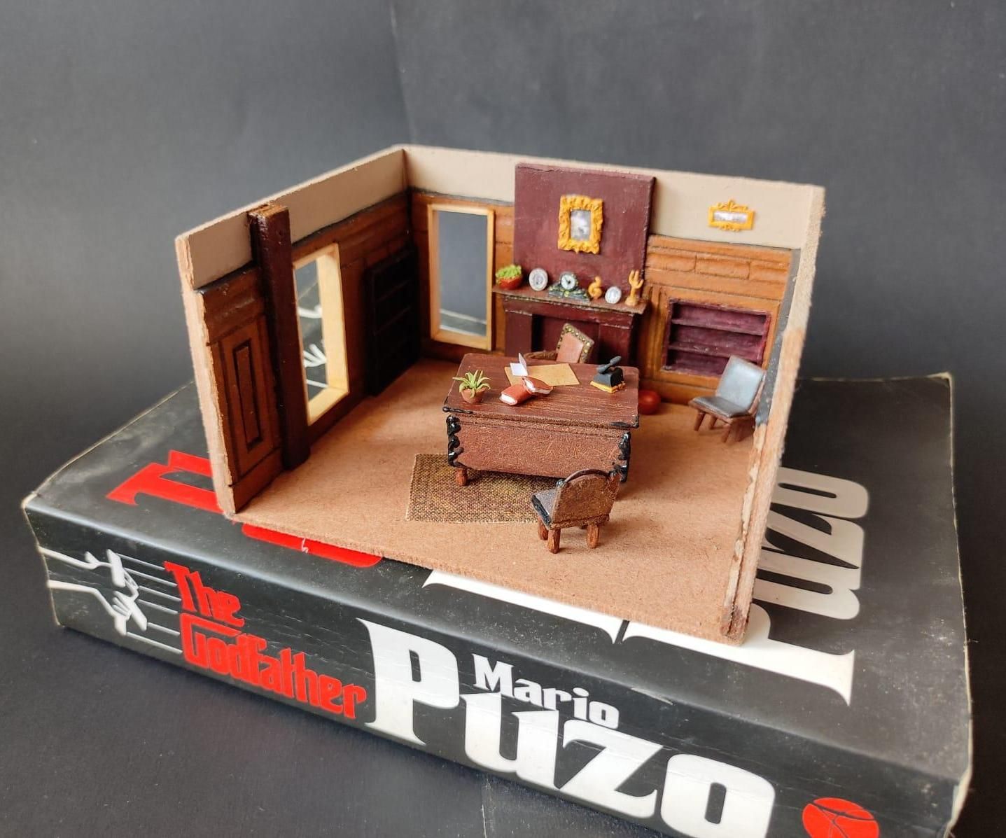 The Godfather's Office: 1:50 Scale Diorama