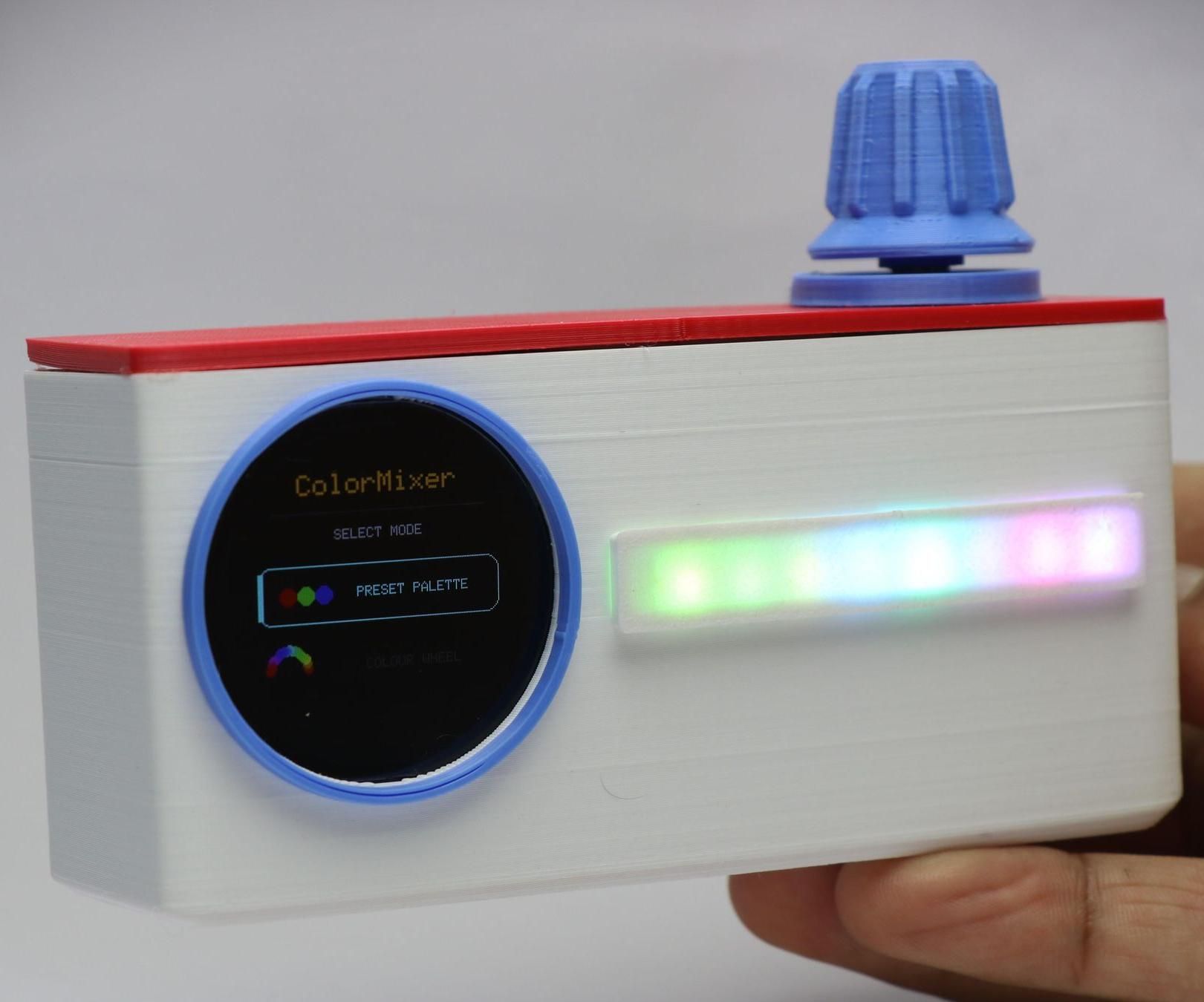 DIY Digital Color Mixer for Artists | Interactive Paint Mixing Studio