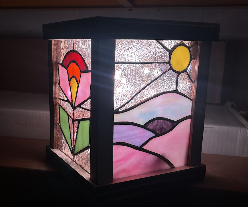 Stained Glass Lantern