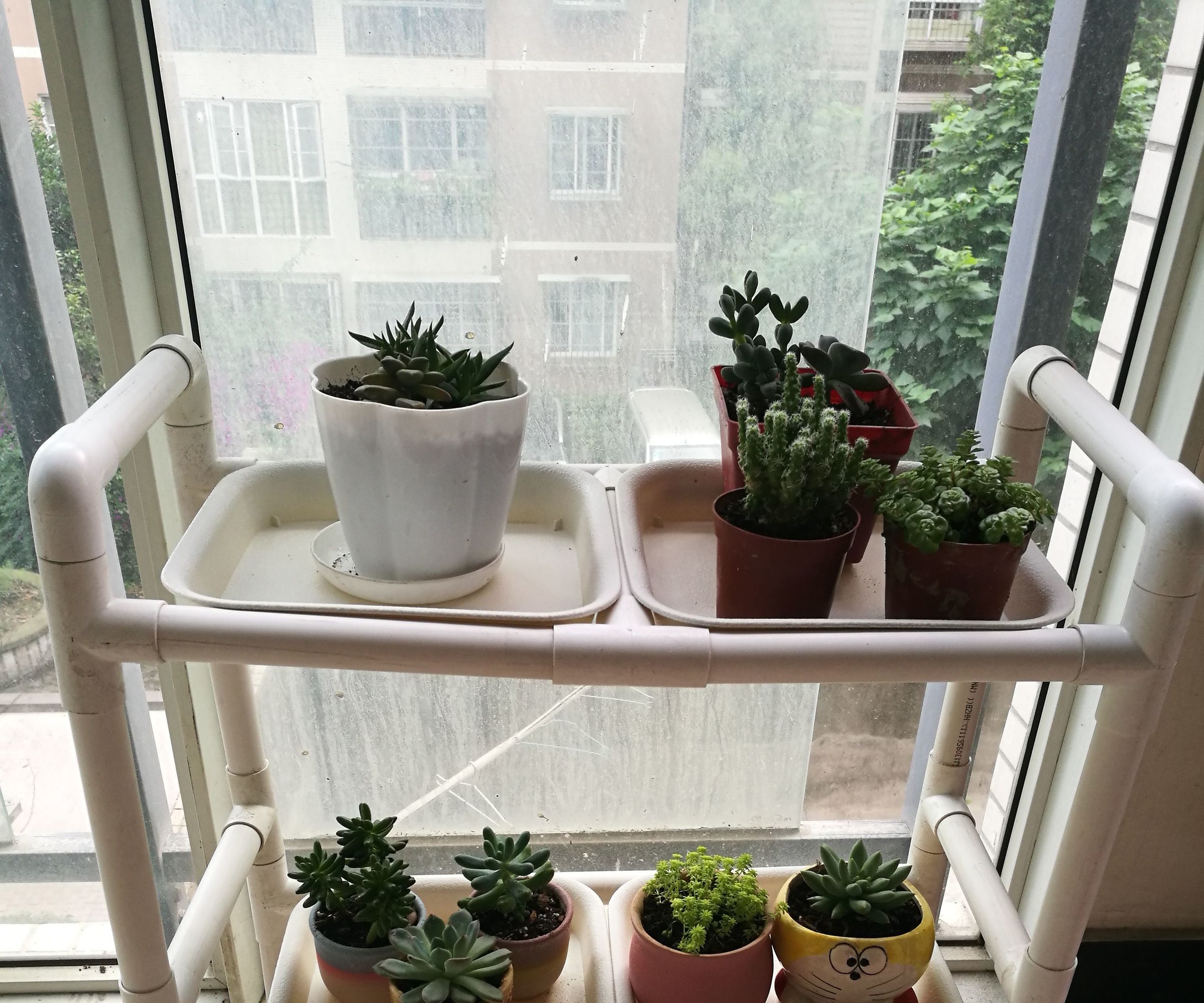 PVC Flower Rack