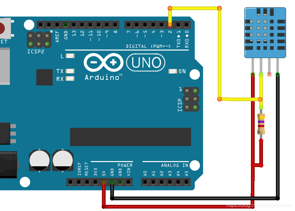 DHT11 Temperature and Humidity Sensor With Arduino