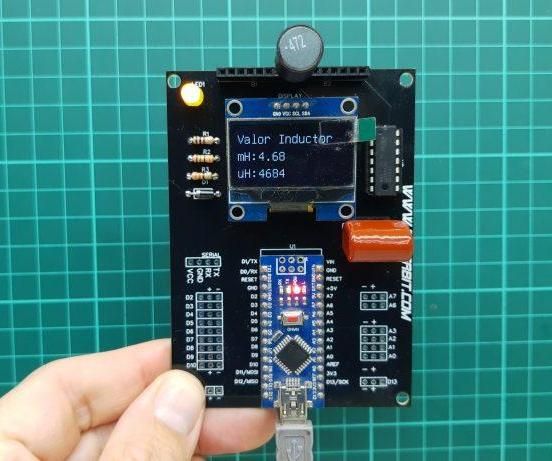 Coil or Inductor Meter With Arduino and OLED Display