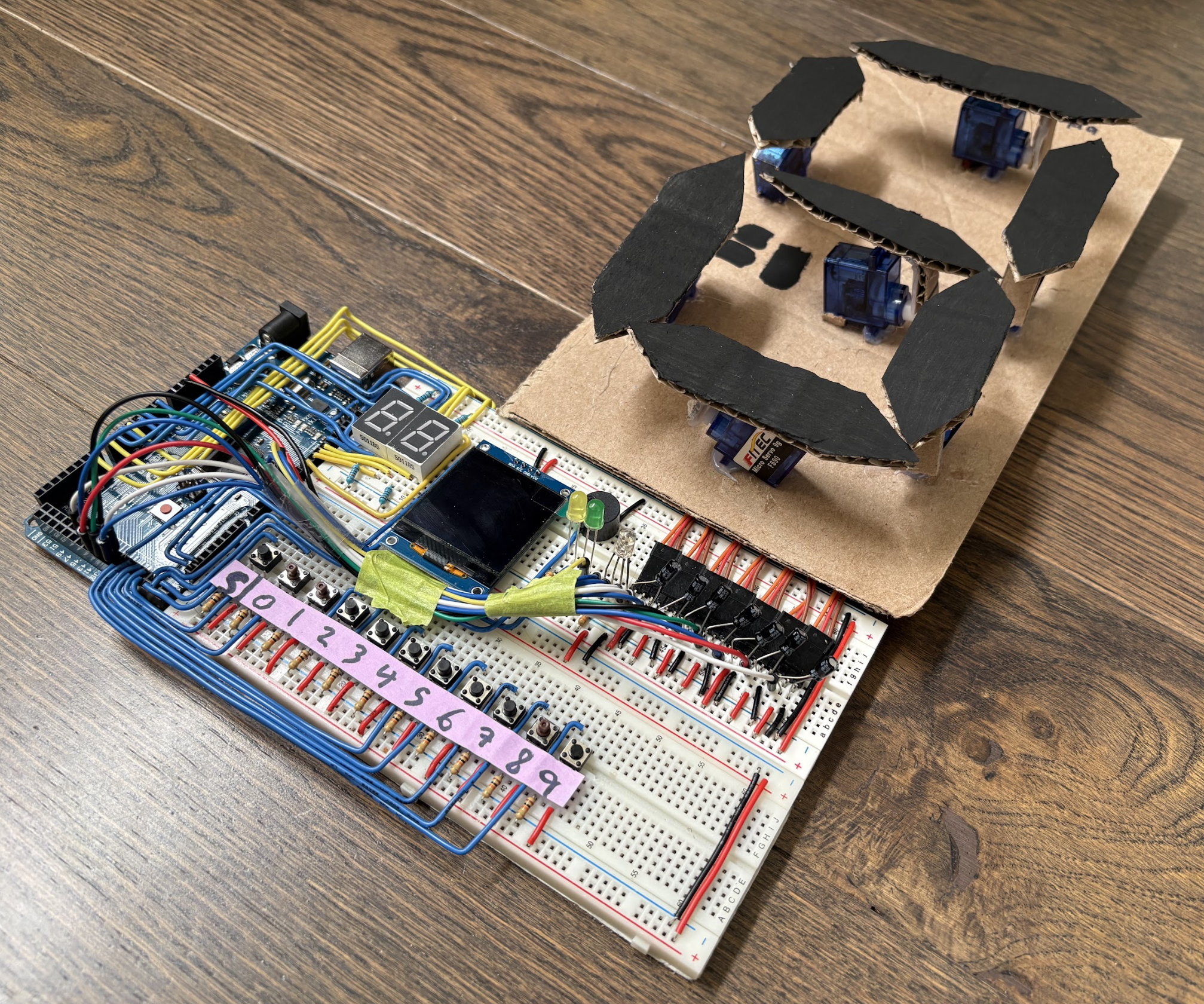 Servo Segment Display