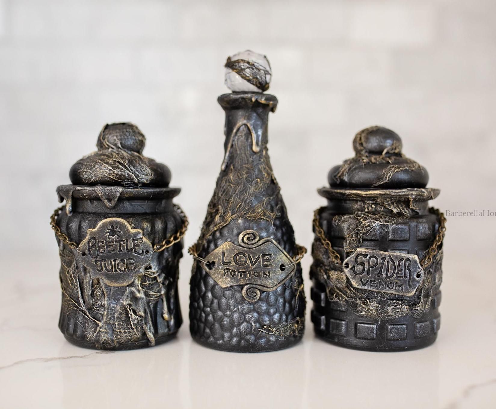 DIY Potion Bottles 