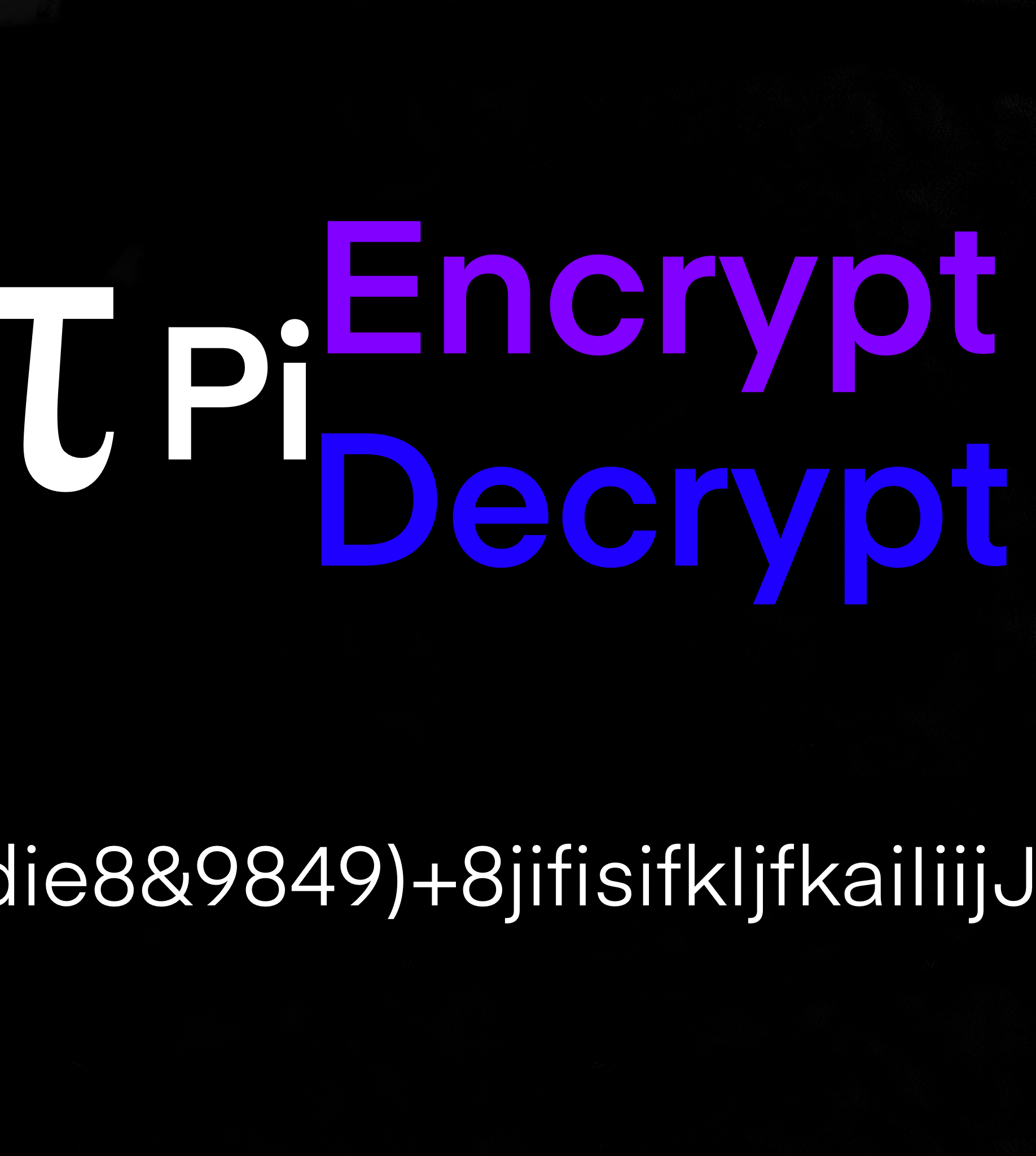 PiEncrypt: a Encryption Algorithm Thst Uses Pi.