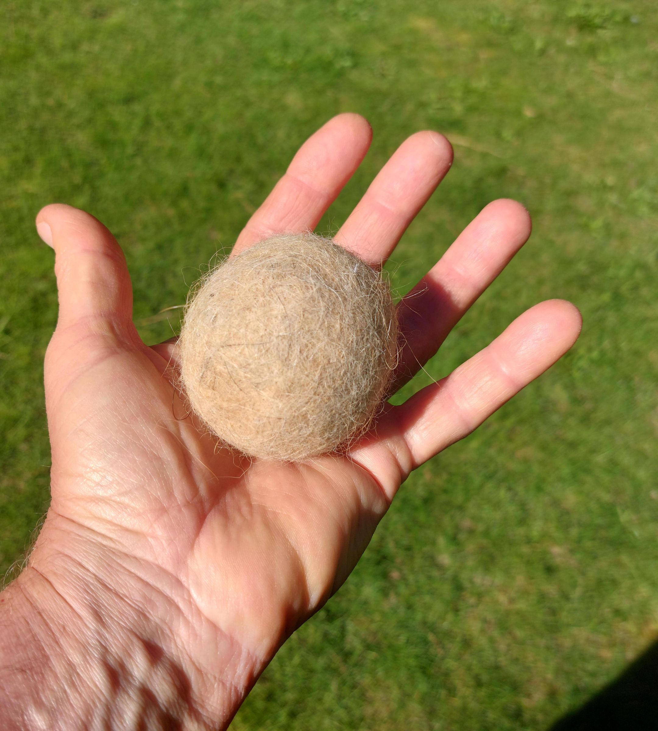 Felting Shed-Hair Balls