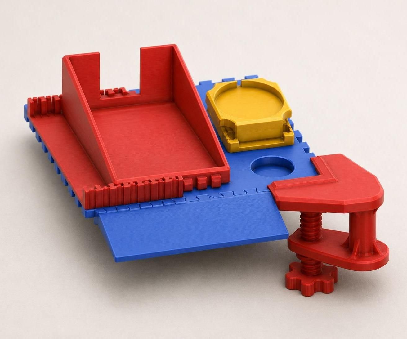 D4E1 - Modular Mounting Surface for the Logitech Adaptive Gaming Kit and Optima Joystick