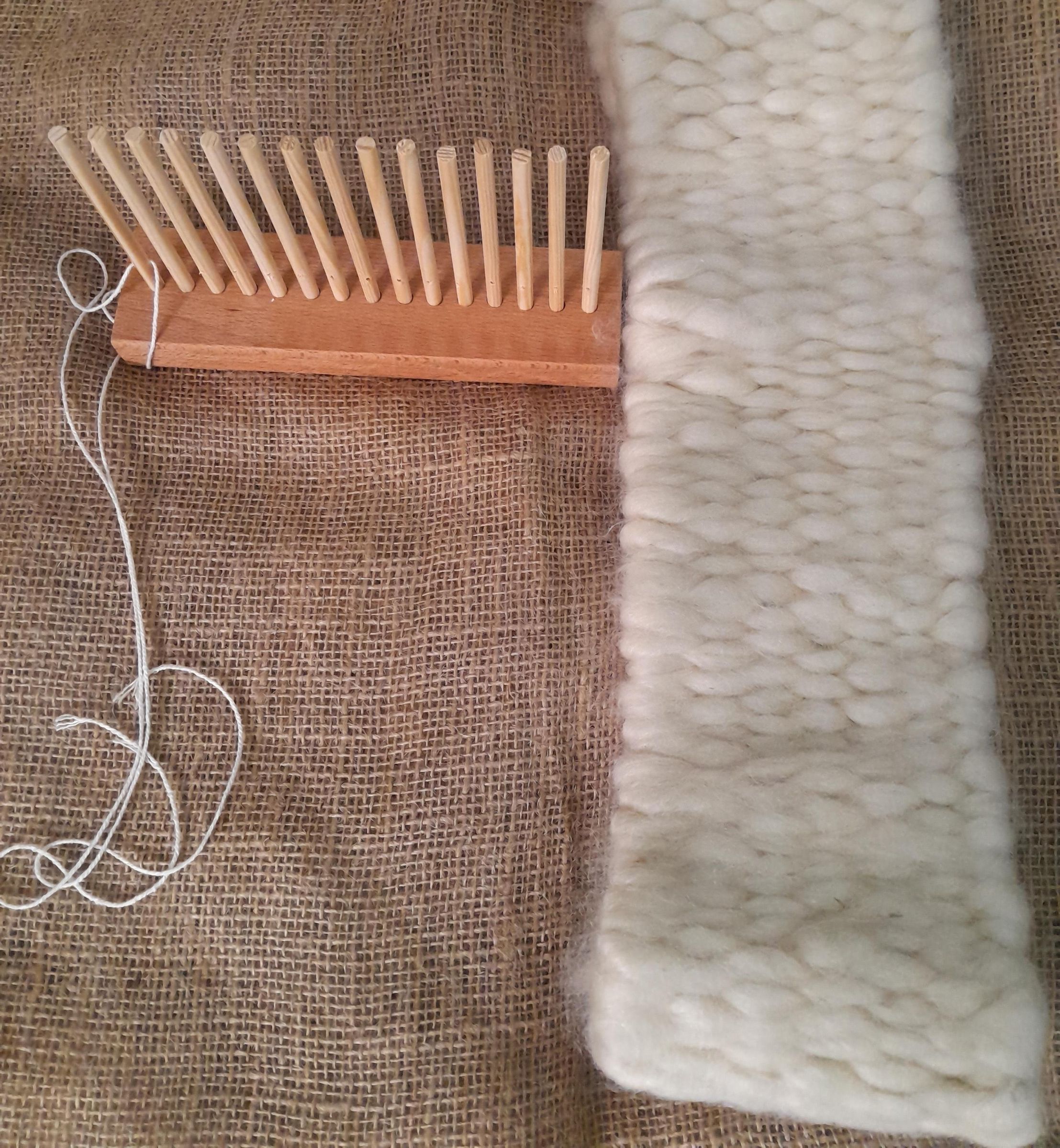 Weave A Scarf on a Peg loom