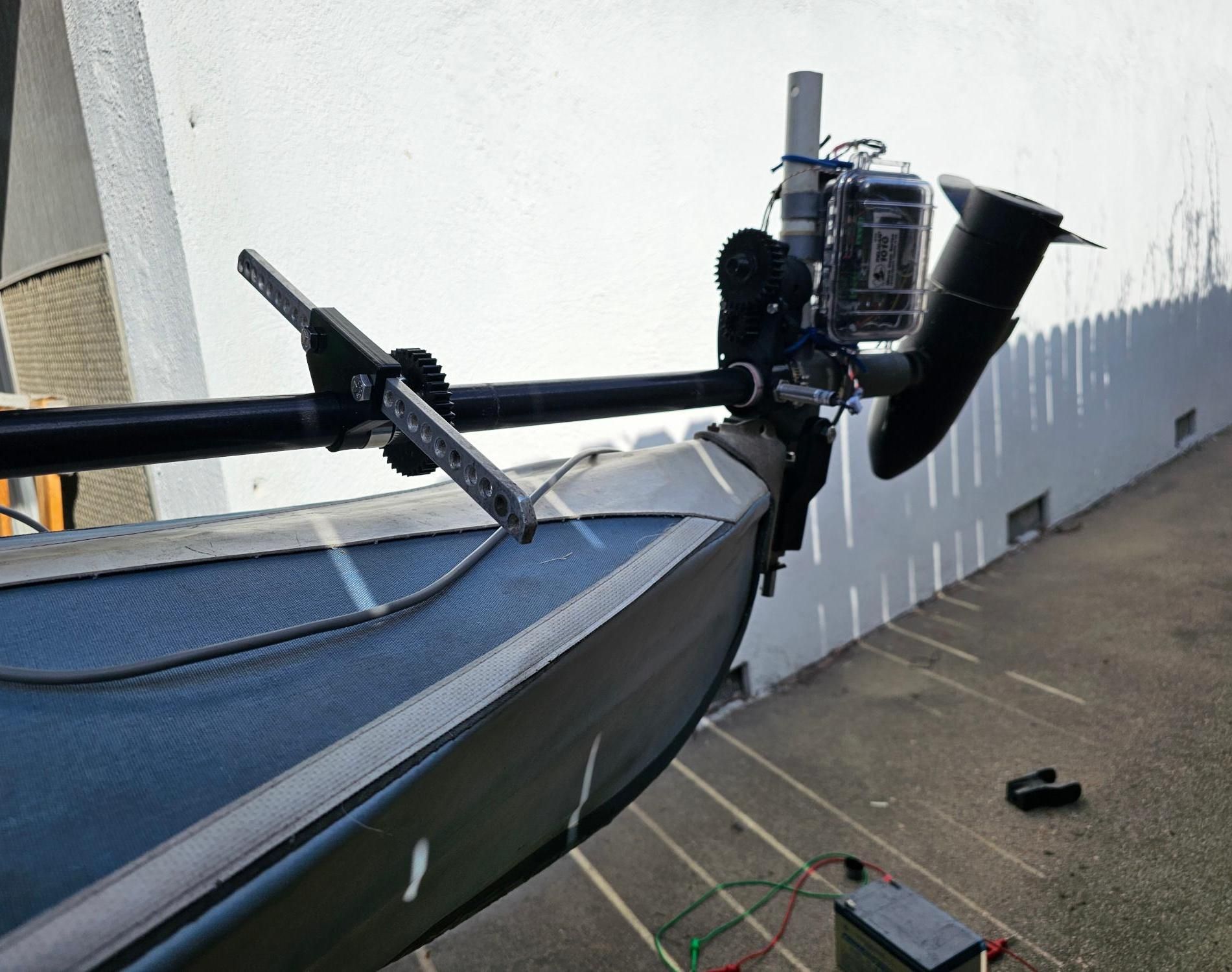 Remote Stow Trolling Motor for 2 Person Kayak