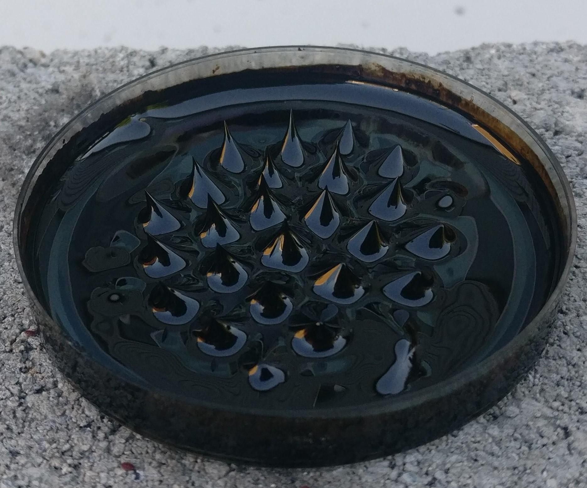 Real Nanoparticle Ferrofluid From Commonly-Available Materials