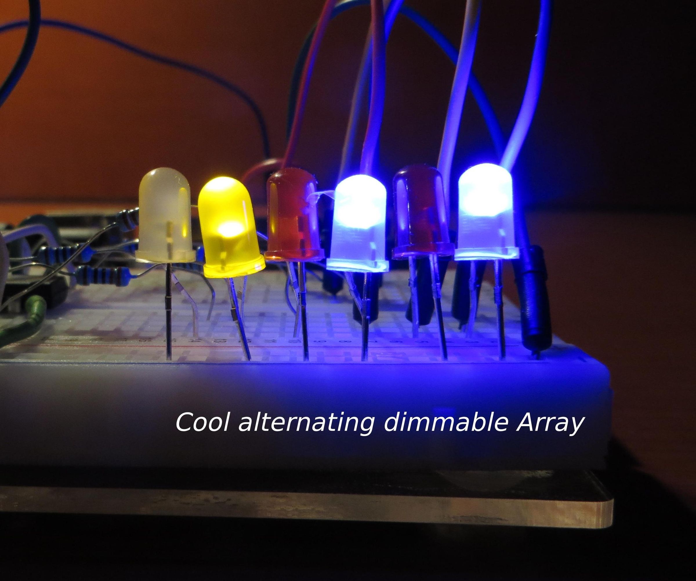 A Cool Arduino Controlled Dual Dimmable Light Array
