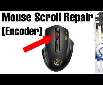 How To Fix The Mouse Scroll Wheel || DIY Mouse Encoder Repair [Disassembly]