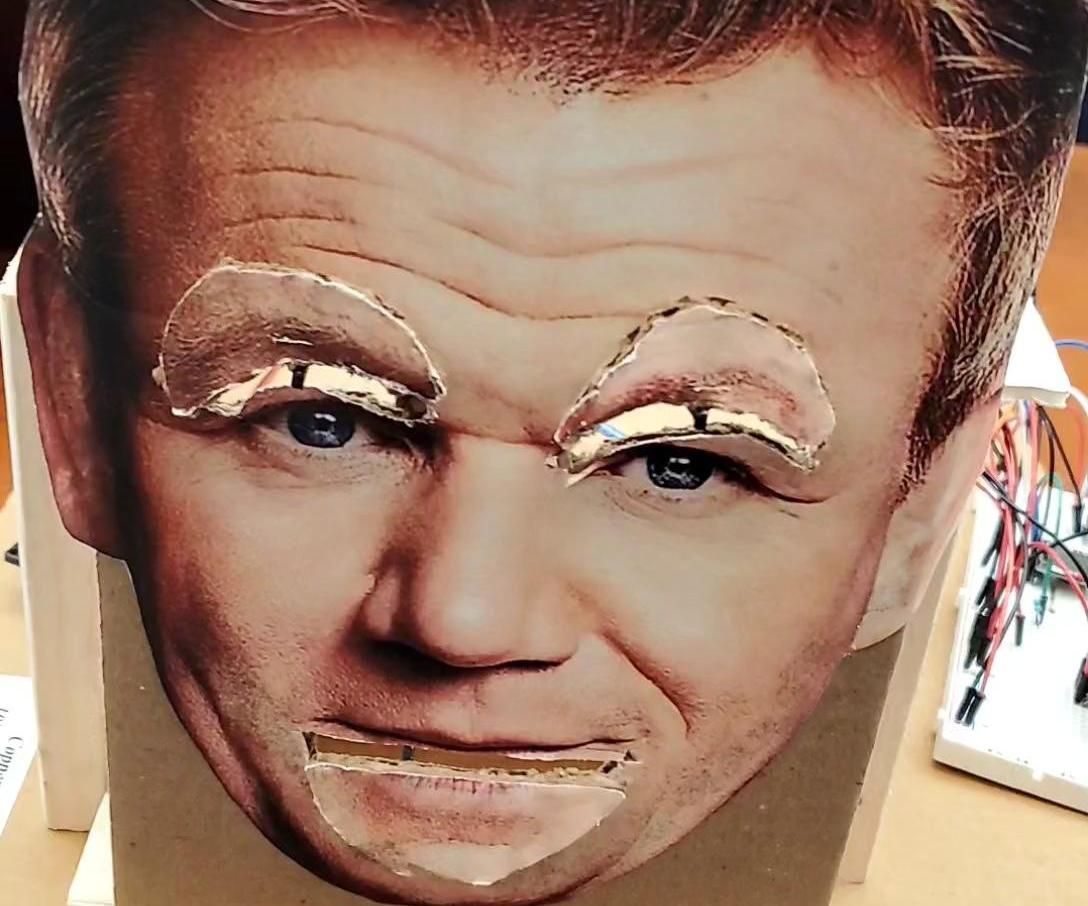 Gordon Ramsay Mechatronics Face