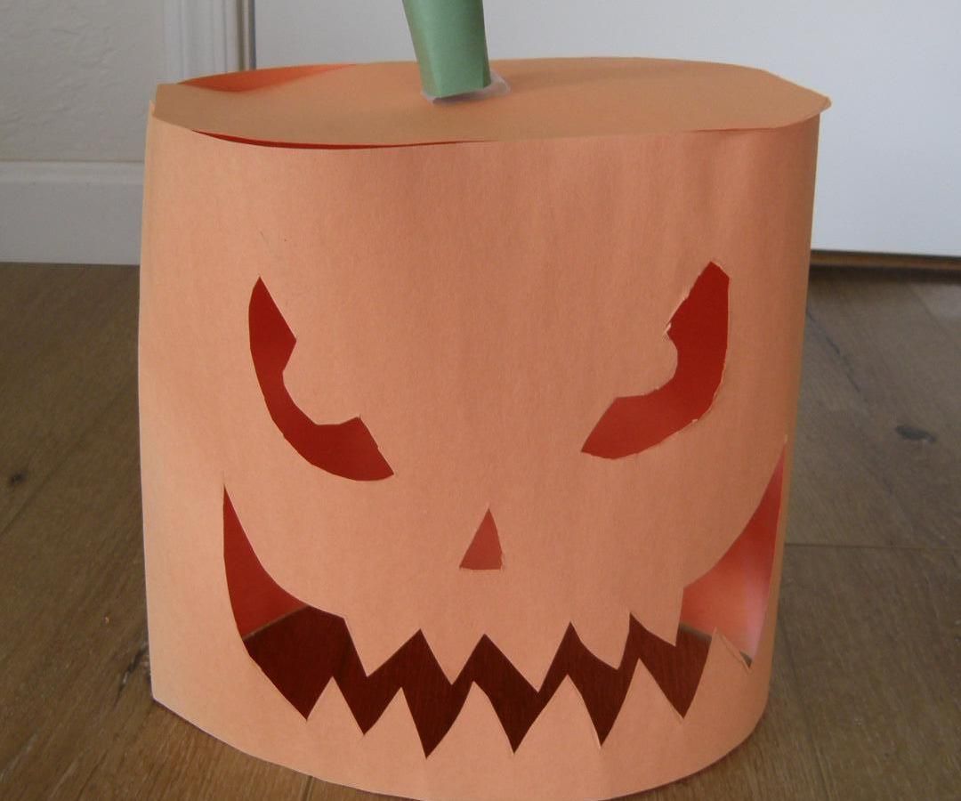 How to Make a Paper Jack-o-Lantern for Halloween Emergencies
