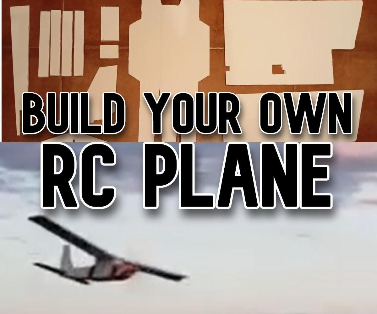 Lightweight Foamboard RC Glider: Build Your Own Remote-Controlled Plane