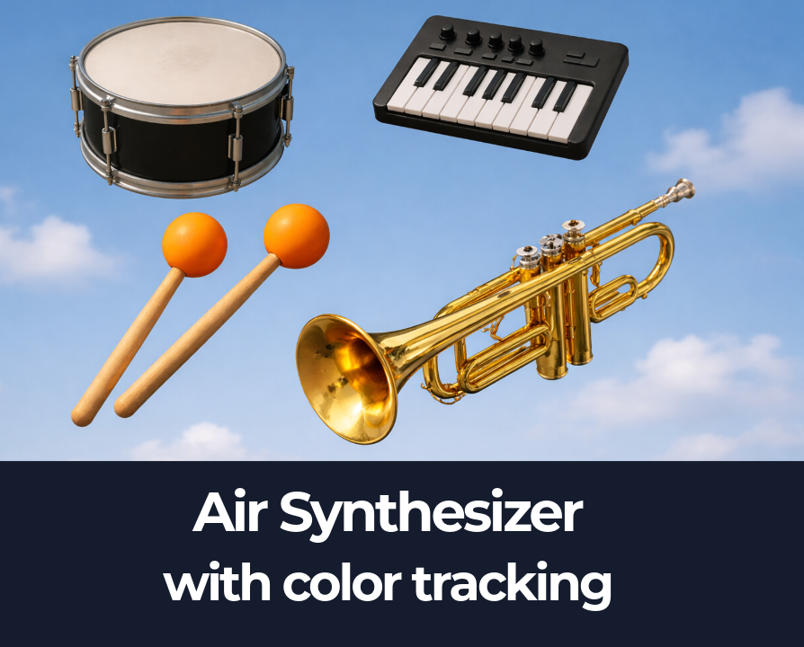 Air Synthesizer With Color Tracking in 10 Min