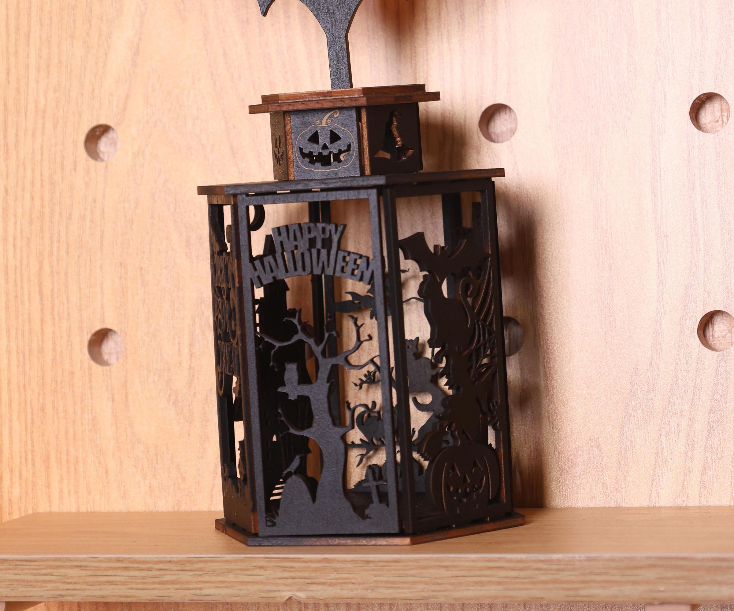 How to Laser Cut a Halloween Candle Holder