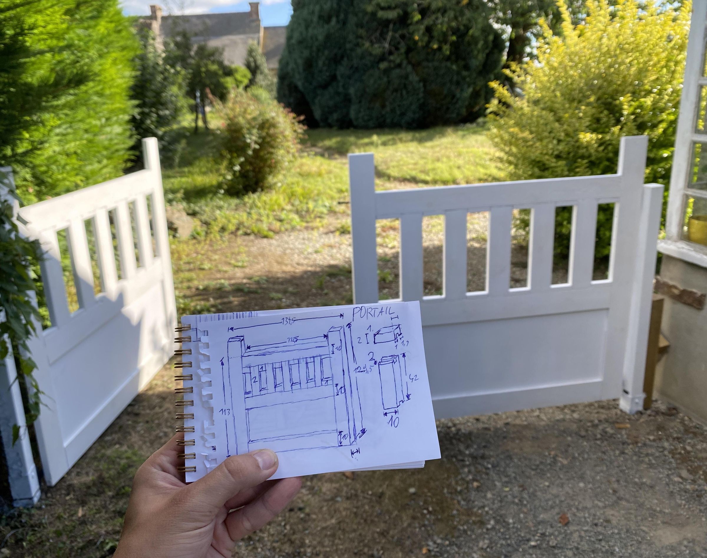 Wooden Gate - Reused Materials