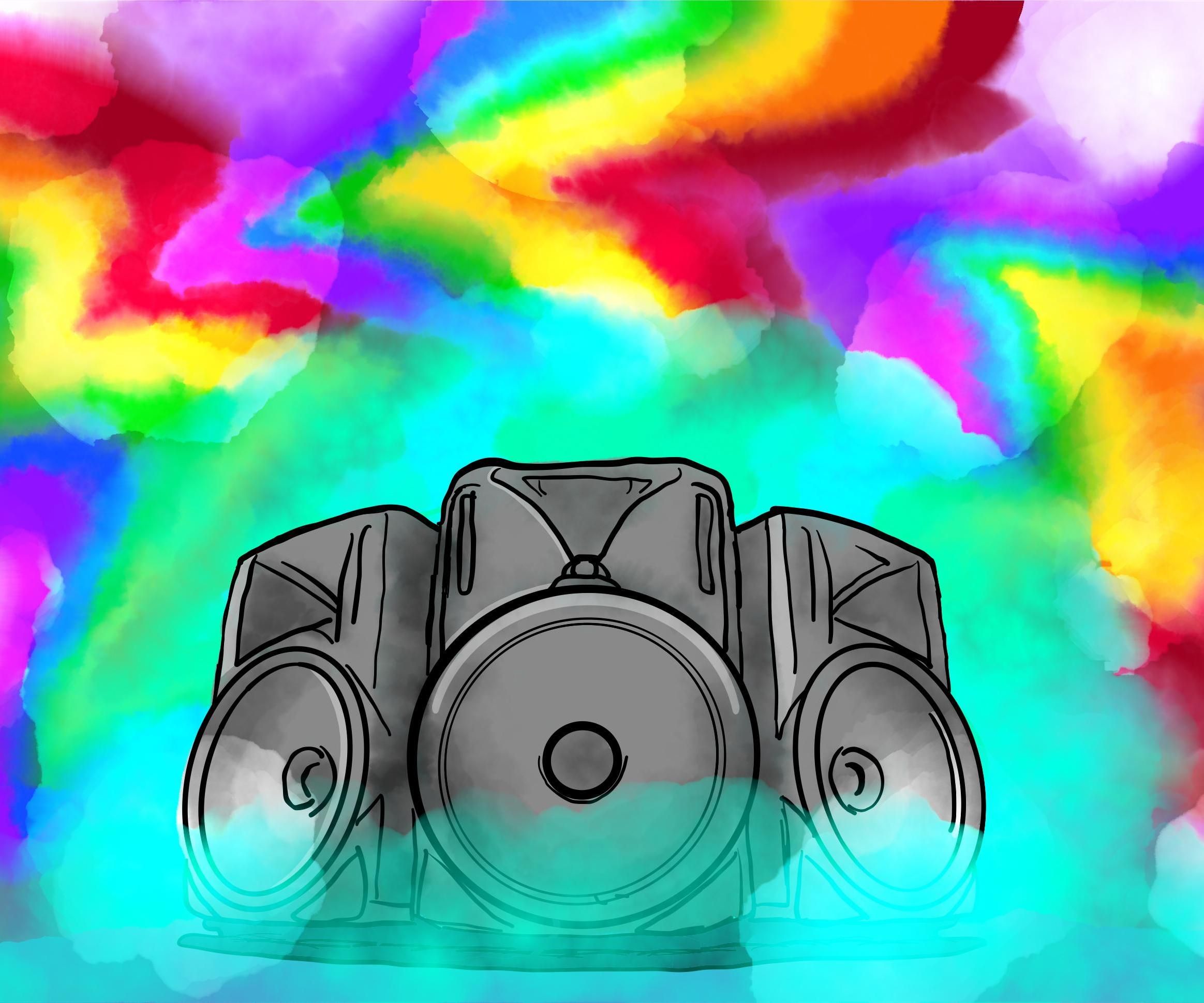 Rainbow Speaker Music | Design + Animation