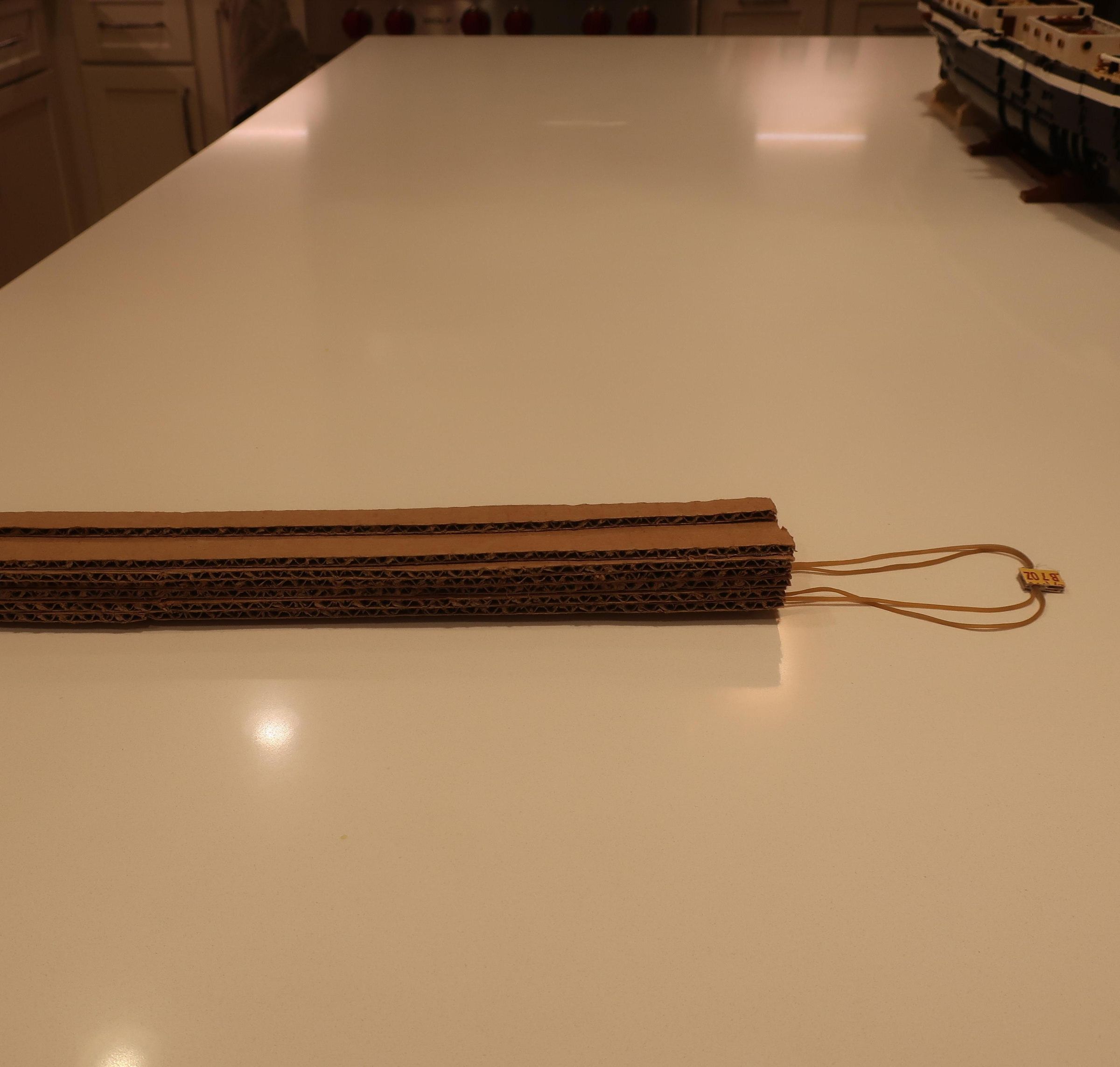 DIY Cardboard Rubber Band Launcher
