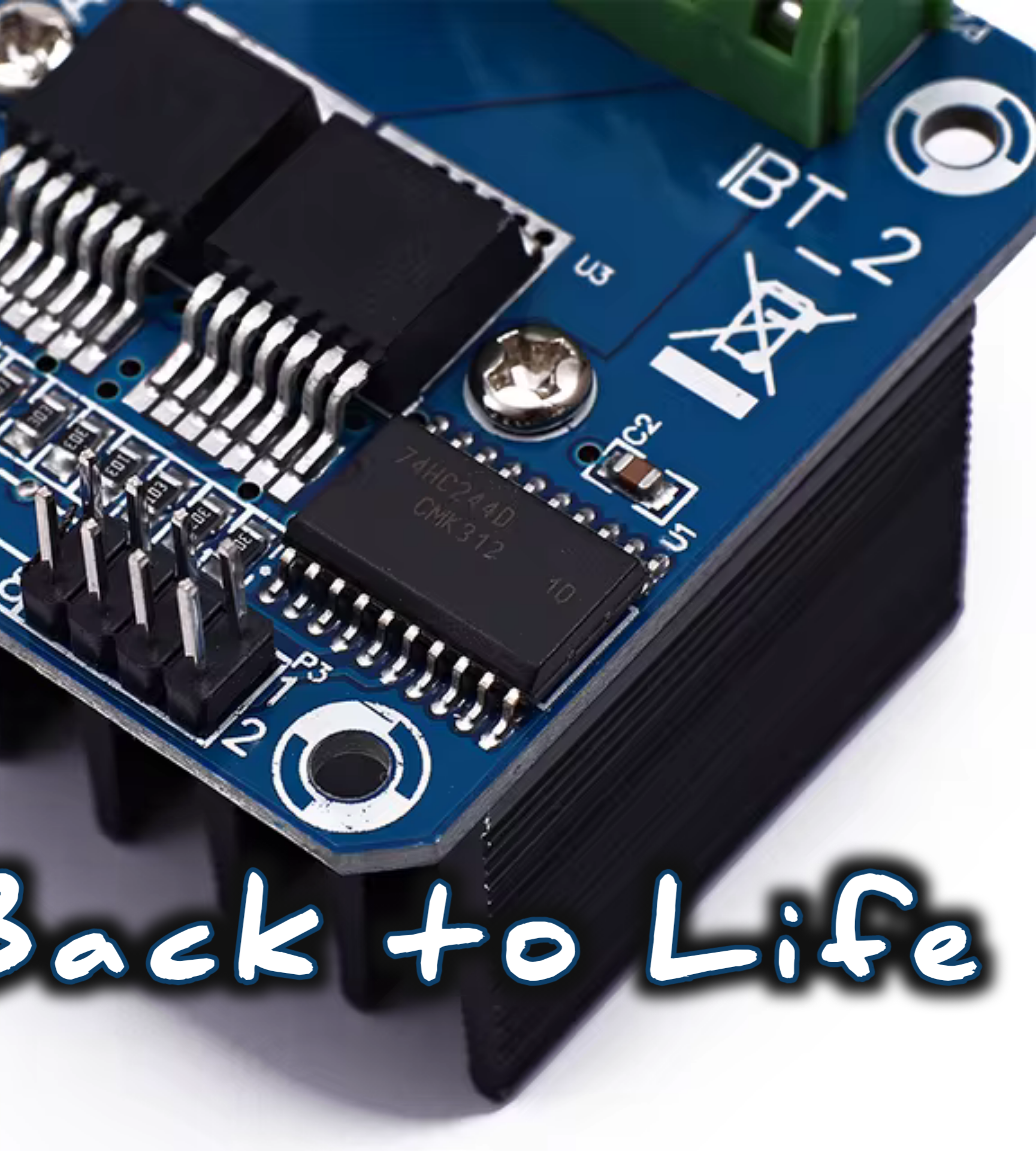 How I Fixed my Burnt BTS7960 Motor Driver and Brought it Back to Life