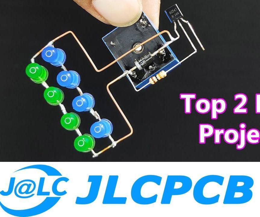 Simple Electronics Project Using LED - Sponsored by JLCPCB